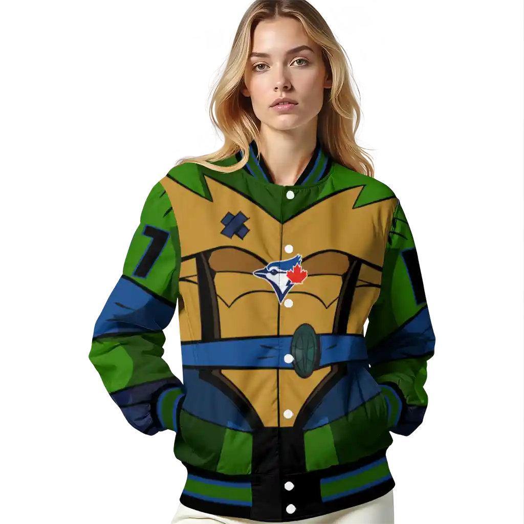 custom toronto blue jays turtle armor varsity jacket latest model custom toronto blue jays turtle armor varsity jacket latest model