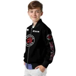 custom toronto raptors american flag skull black bomber jacket best selling