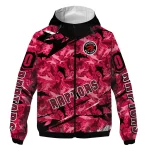 custom toronto raptors shark art red windbreaker jacket best selling