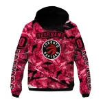 custom toronto raptors shark art red windbreaker jacket best selling