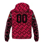custom toronto raptors trellis mesh red windbreaker jacket best selling