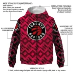 custom toronto raptors trellis mesh red windbreaker jacket best selling