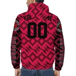 custom toronto raptors trellis mesh red windbreaker jacket best selling
