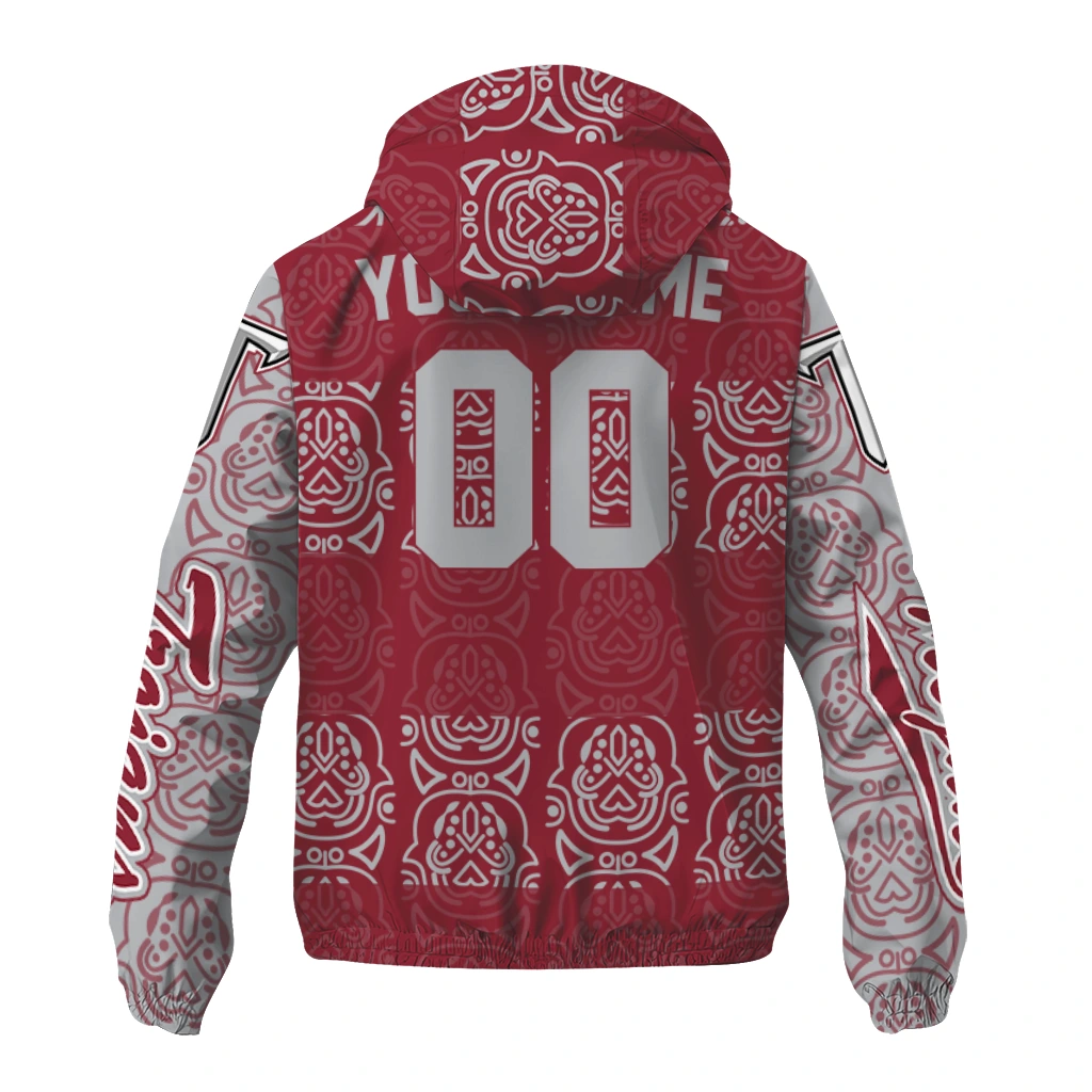custom troy trojans cat eyes red windbreaker jacket fashion forward custom troy trojans cat eyes red windbreaker jacket fashion forward