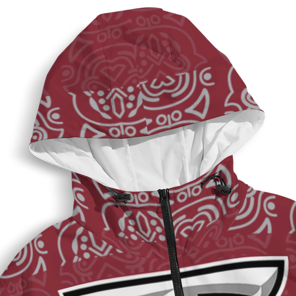 custom troy trojans cat eyes red windbreaker jacket premium grade custom troy trojans cat eyes red windbreaker jacket premium grade