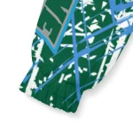custom tulane green wave brushstroke pattern green windbreaker jacket best selling
