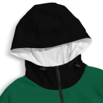 custom tulane green wave flame trim green black windbreaker jacket best selling