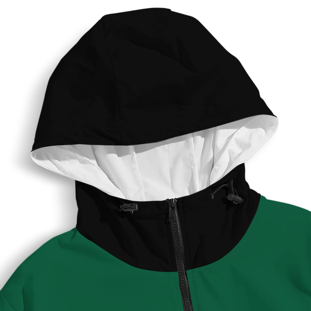 custom tulane green wave flame trim green black windbreaker jacket premium grade custom tulane green wave flame trim green black windbreaker jacket premium grade