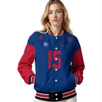 custom tulsa golden hurricane team patch blue varsity jacket best selling