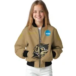 custom ucf knights claw effect beige bomber jacket best selling