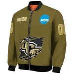 custom ucf knights claw mark gold bomber jacket best selling