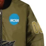custom ucf knights claw mark gold bomber jacket best selling