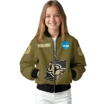 custom ucf knights claw mark gold bomber jacket best selling