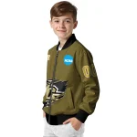 custom ucf knights claw mark gold bomber jacket best selling