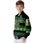custom ucf knights clover green lines green black bomber jacket best selling