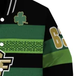 custom ucf knights clover green lines green black varsity jacket best selling