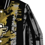 custom ucf knights star stripes gold black varsity jacket best selling