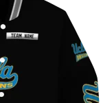 custom ucla bruins american flag skull black varsity jacket best selling