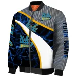custom ucla bruins electric flash blue bomber jacket best selling