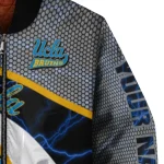 custom ucla bruins electric flash blue bomber jacket best selling