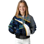 custom ucla bruins electric flash blue bomber jacket best selling