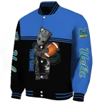 custom ucla bruins groot football blue black varsity jacket best selling