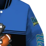 custom ucla bruins groot football blue black varsity jacket best selling