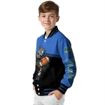 custom ucla bruins groot football blue black varsity jacket best selling