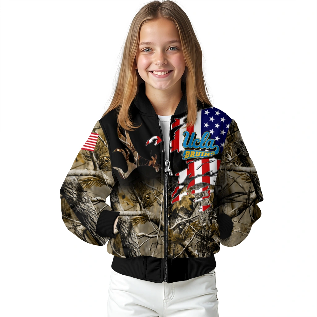 custom ucla bruins patriot deer camouflage bomber jacket top rated custom ucla bruins patriot deer camouflage bomber jacket top rated