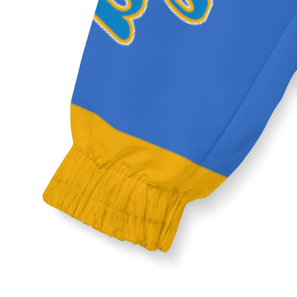 custom ucla bruins pattern layers blue windbreaker jacket latest model custom ucla bruins pattern layers blue windbreaker jacket latest model