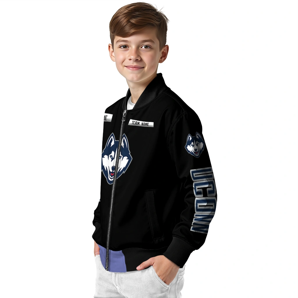 custom uconn huskies american flag skull black bomber jacket trendy custom uconn huskies american flag skull black bomber jacket trendy