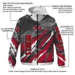 custom unlv rebels claw mesh red gray windbreaker jacket best selling