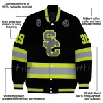 custom usc trojans heartbeat accent black green varsity jacket best selling
