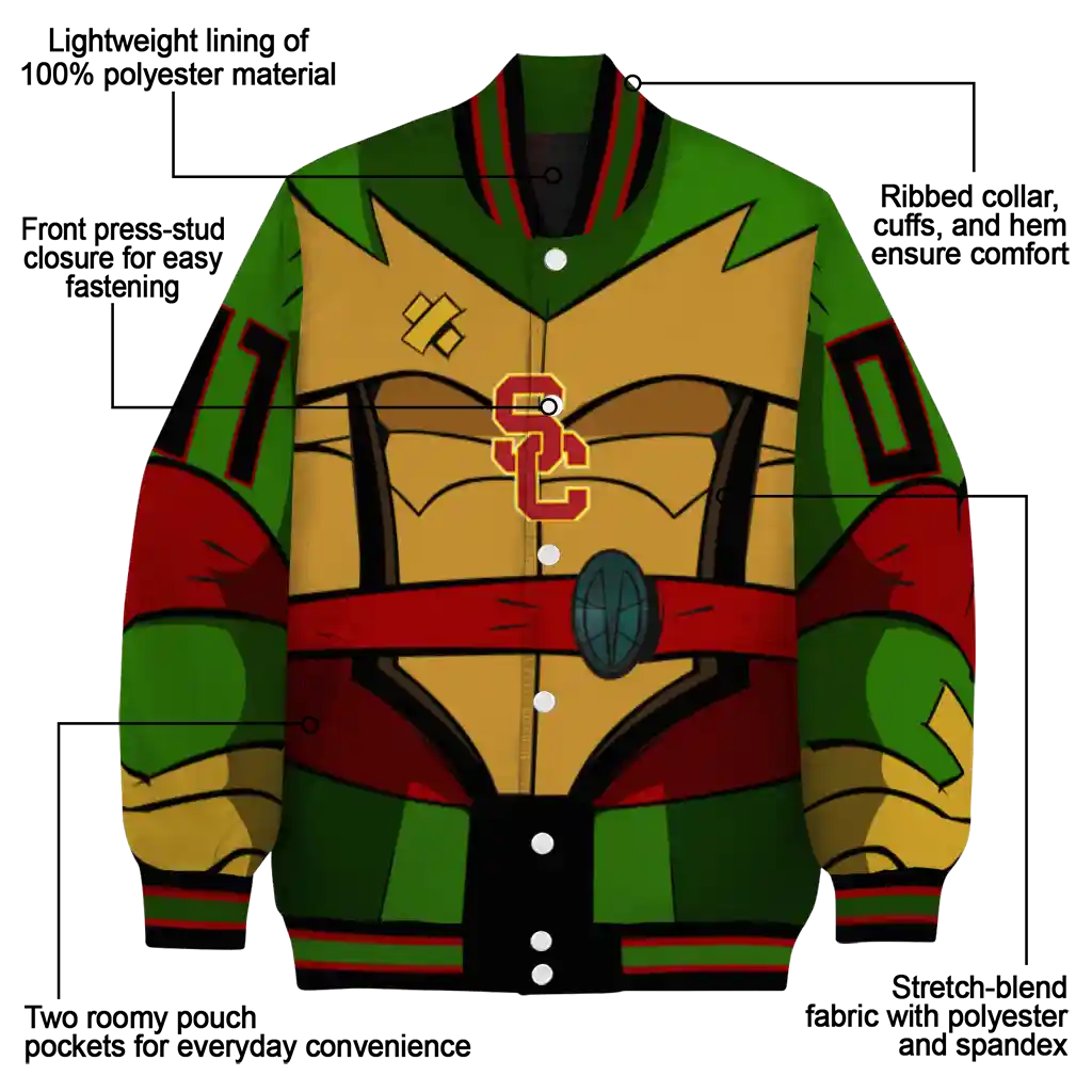 custom usc trojans turtle armor varsity jacket new arrival custom usc trojans turtle armor varsity jacket new arrival
