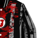 custom utah utes star stripes red black varsity jacket best selling
