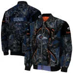 custom utsa roadrunners antlers motif orange black bomber jacket best selling