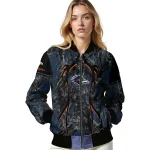 custom utsa roadrunners antlers motif orange black bomber jacket best selling