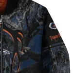 custom utsa roadrunners antlers motif orange black bomber jacket best selling