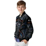 custom utsa roadrunners antlers motif orange black bomber jacket best selling