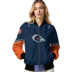 custom utsa roadrunners chevron style orange bomber jacket best selling