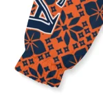 custom utsa roadrunners geometric blossom orange windbreaker jacket best selling