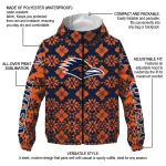 custom utsa roadrunners geometric blossom orange windbreaker jacket best selling