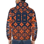 custom utsa roadrunners geometric blossom orange windbreaker jacket best selling