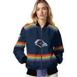 custom utsa roadrunners rainbow jersey number orange bomber jacket best selling