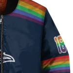 custom utsa roadrunners rainbow jersey number orange bomber jacket best selling