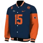 custom utsa roadrunners team patch orange varsity jacket best selling