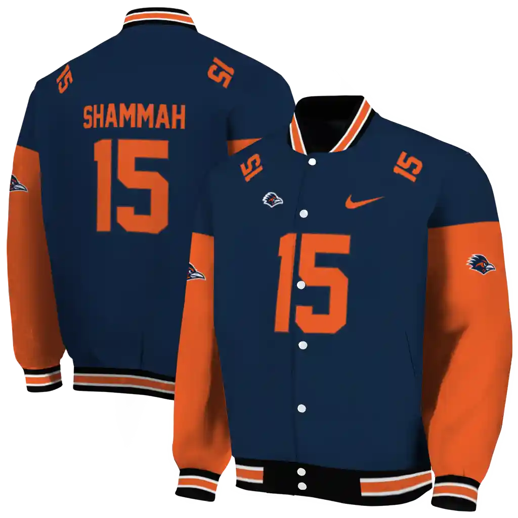custom utsa roadrunners team patch orange varsity jacket fashion forward custom utsa roadrunners team patch orange varsity jacket fashion forward