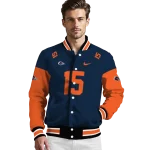 custom utsa roadrunners team patch orange varsity jacket best selling