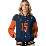 custom utsa roadrunners team patch orange varsity jacket best selling