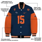 custom utsa roadrunners team patch orange varsity jacket best selling